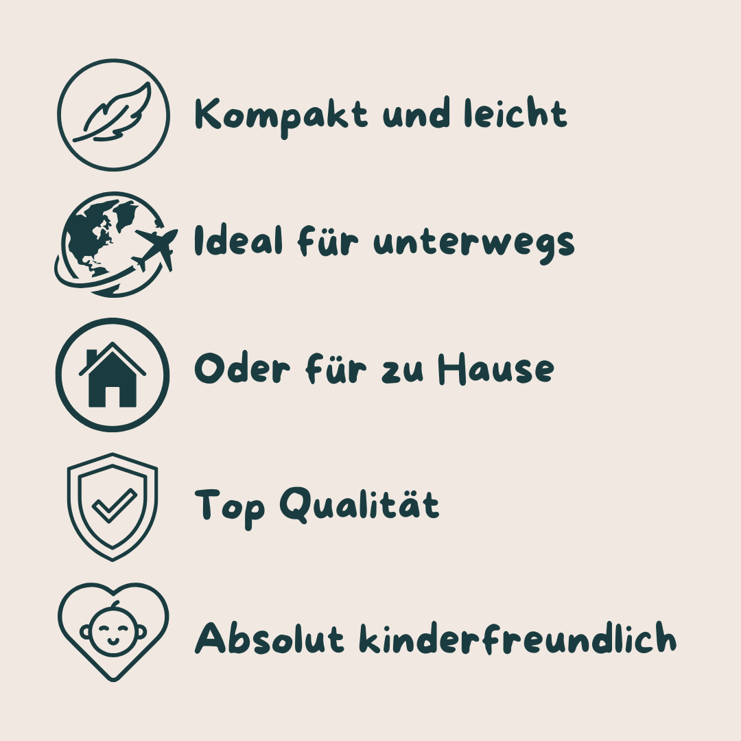 Kindernotfalltasche – Erste Hilfe für unterwegs - ROT - 30 teilig